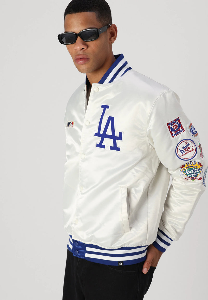 Bomber Los Angeles Dodgers Blanc