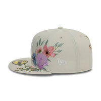 Casquette 59Fifty New York Yankees Floral Beige