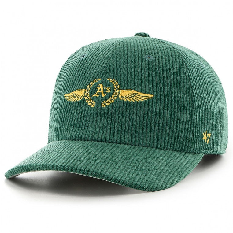 Casquette Clean Up Oakland Velours Vert