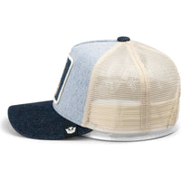 Casquette Trucker Cuddly Denim Bleu