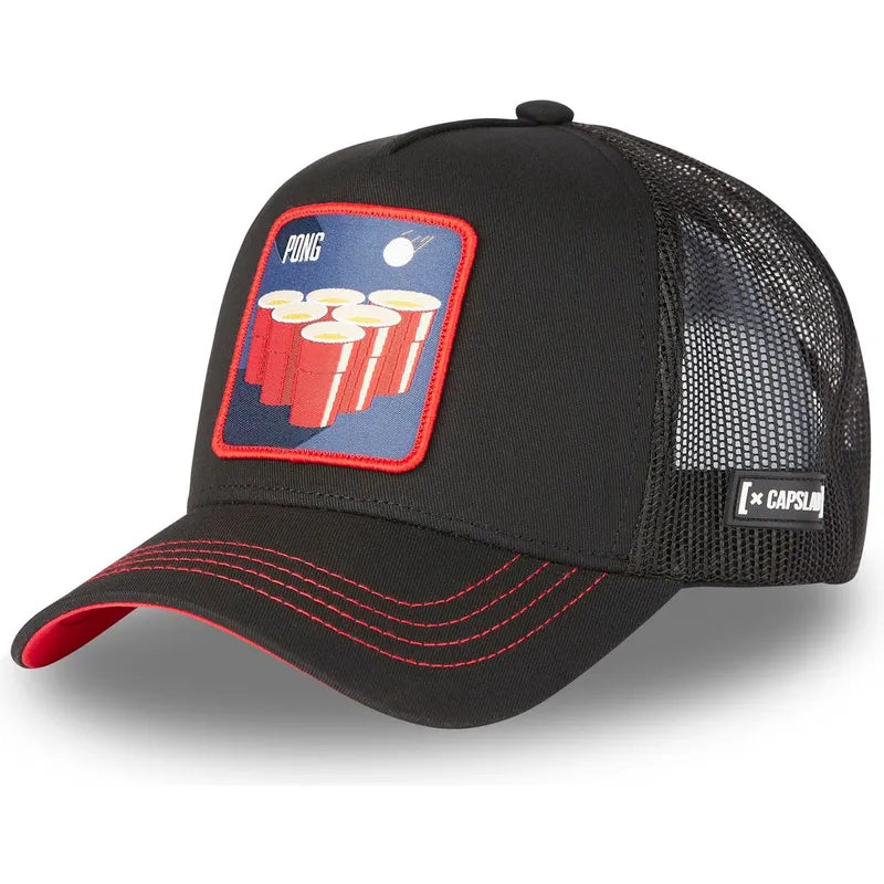 Casquette Bière Pong Noir