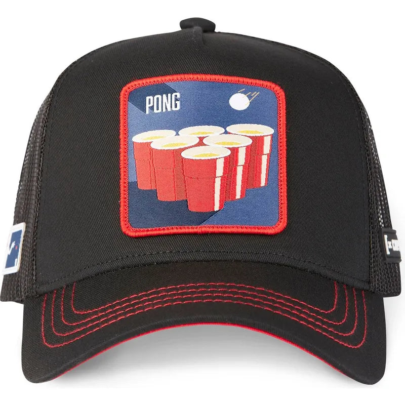 Casquette Bière Pong Noir