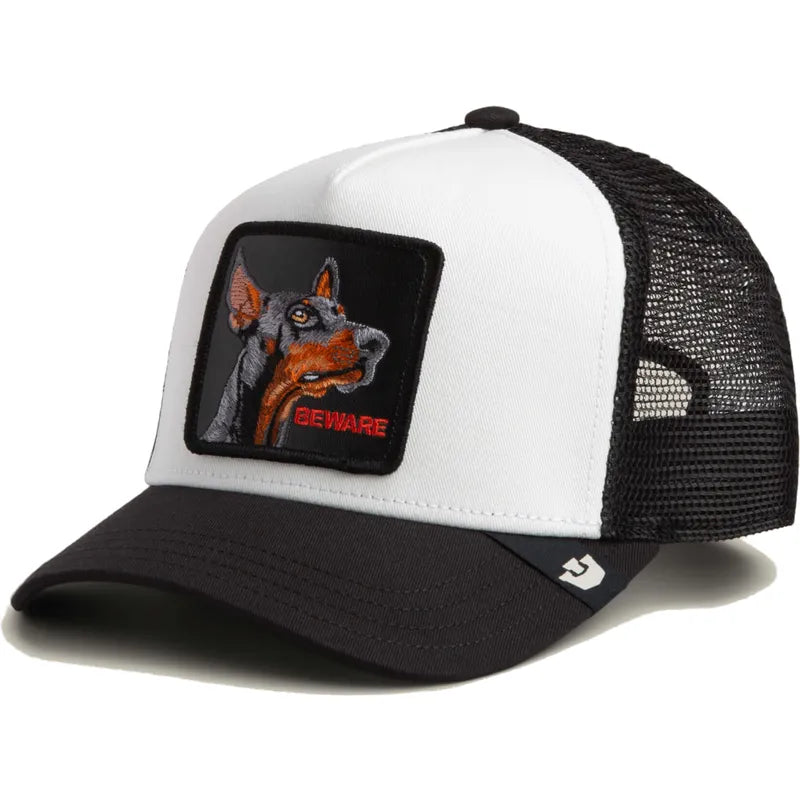 Casquette Trucker Beware Blanc