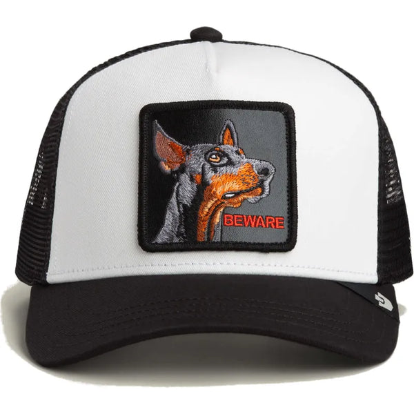 Casquette Trucker Beware Blanc