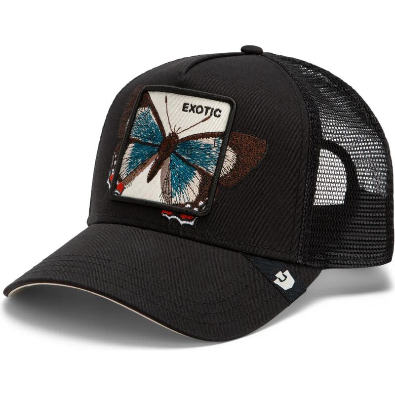 Casquette Trucker Exotic Butterfly Noir
