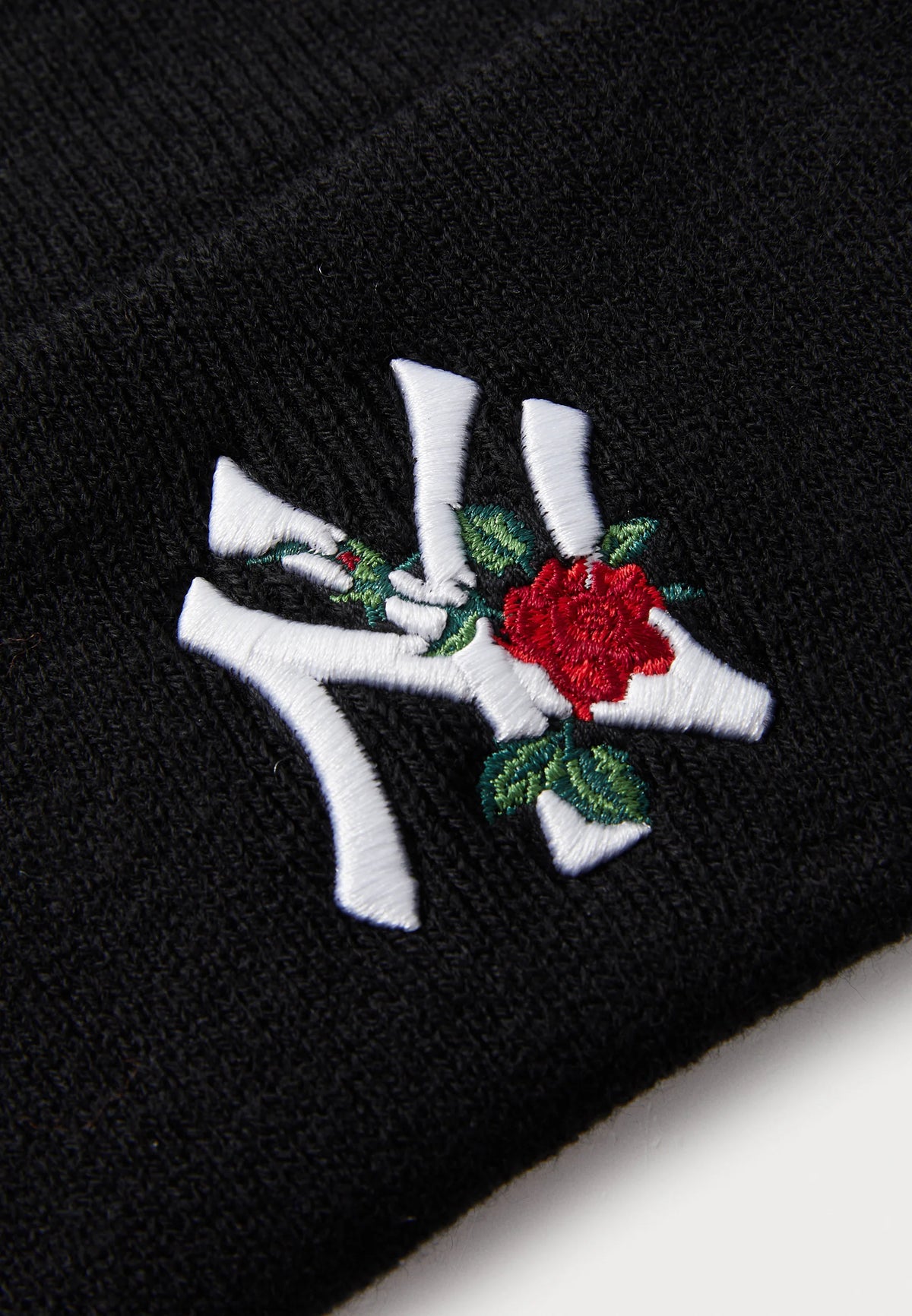 Bonnet NY Flower Noir/Rose