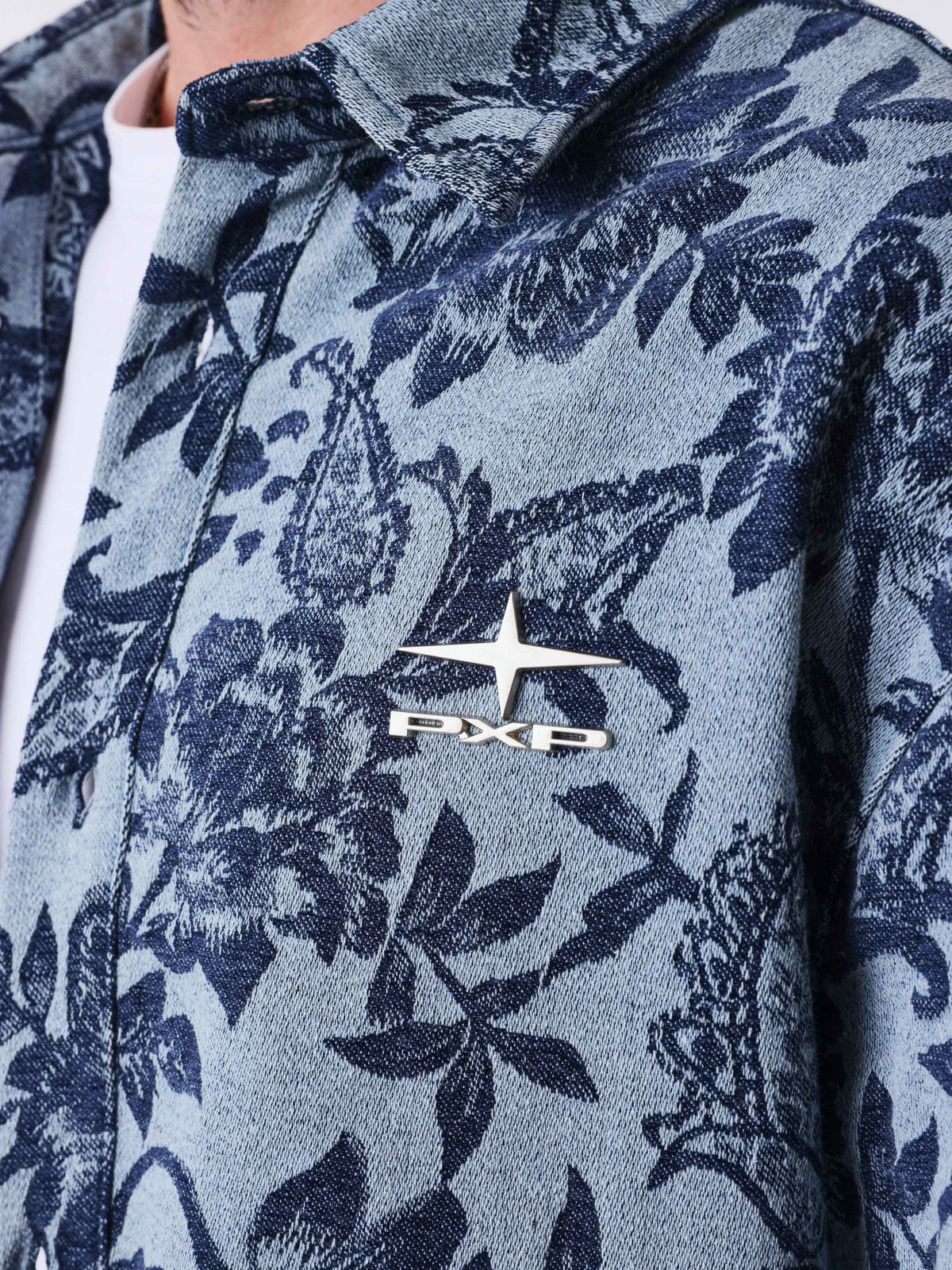 Chemise Pxp Print Floral Bleu