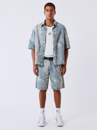 Chemise en Jean Damier Bleu