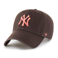 Casquette Clean Up NY Marron/Rose
