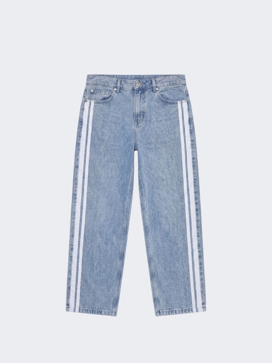 Baggy Denim Trainer Bleu