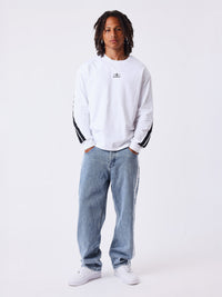 Baggy Denim Trainer Bleu