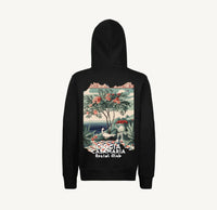 Hoodie Bird On The Sea Noir