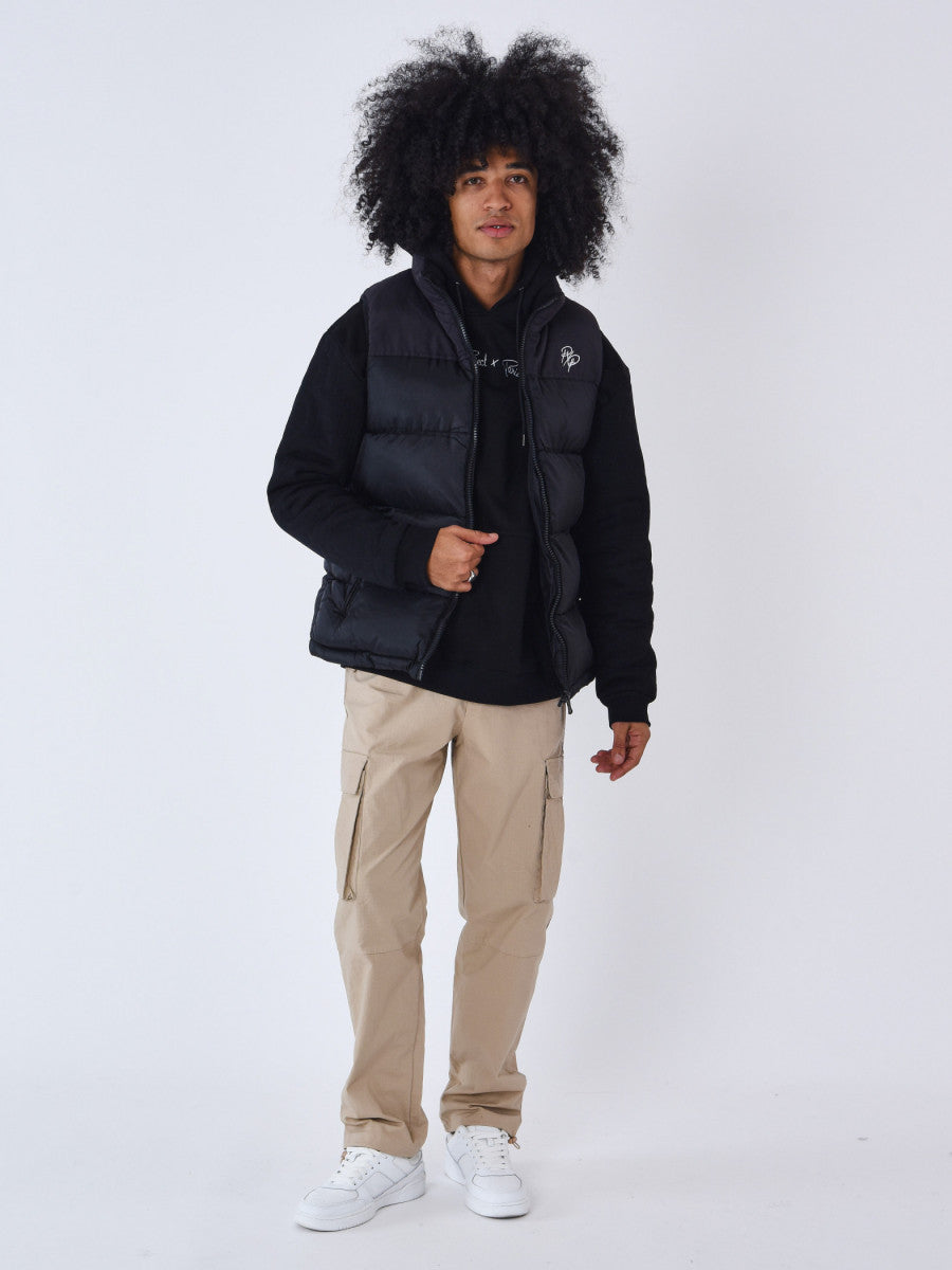 Doudoune Sans Manches Pxp Signature Noir