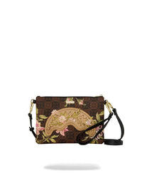 Sacoche Shark Floral Marron
