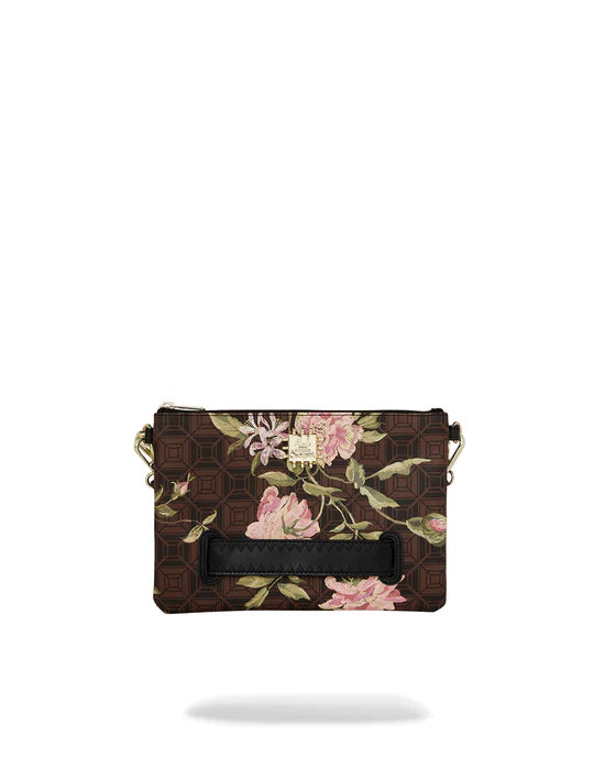 Sacoche Shark Floral Marron