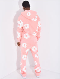 Survêtement Flower Noir/Beige/Rose/Blanc/Kaki