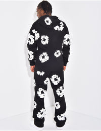 Survêtement Flower Noir/Beige/Rose/Blanc/Kaki