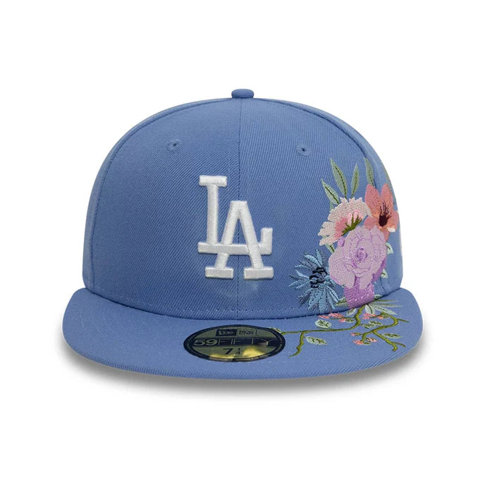 Casquette 59Fifty Los Angeles Dodgers Floral Bleu