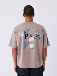 T-shirt Floral Graphic Taupe