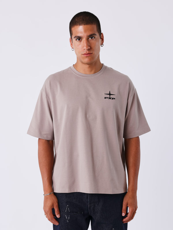 T-shirt Floral Graphic Taupe