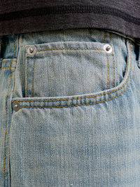 Baggy Alex Washed Bleu