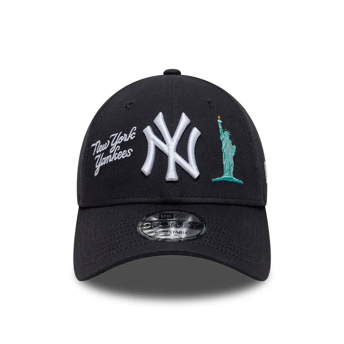 Casquette 9Forty New York Yankees Icon Marine