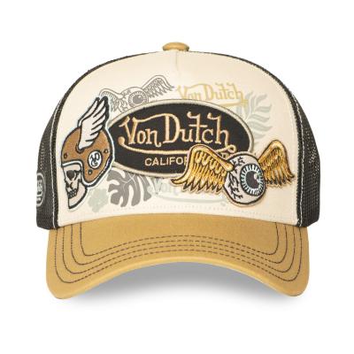 Casquette Trucker Œil Moto Beige