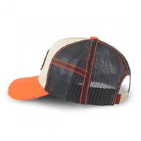 Casquette Trucker Destroy Beige/Orange