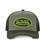 Casquette Trucker Kaki Fluo