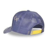 Casquette Trucker Destroy Beige/Bleu