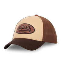 Casquette Trucker Beige/Marron