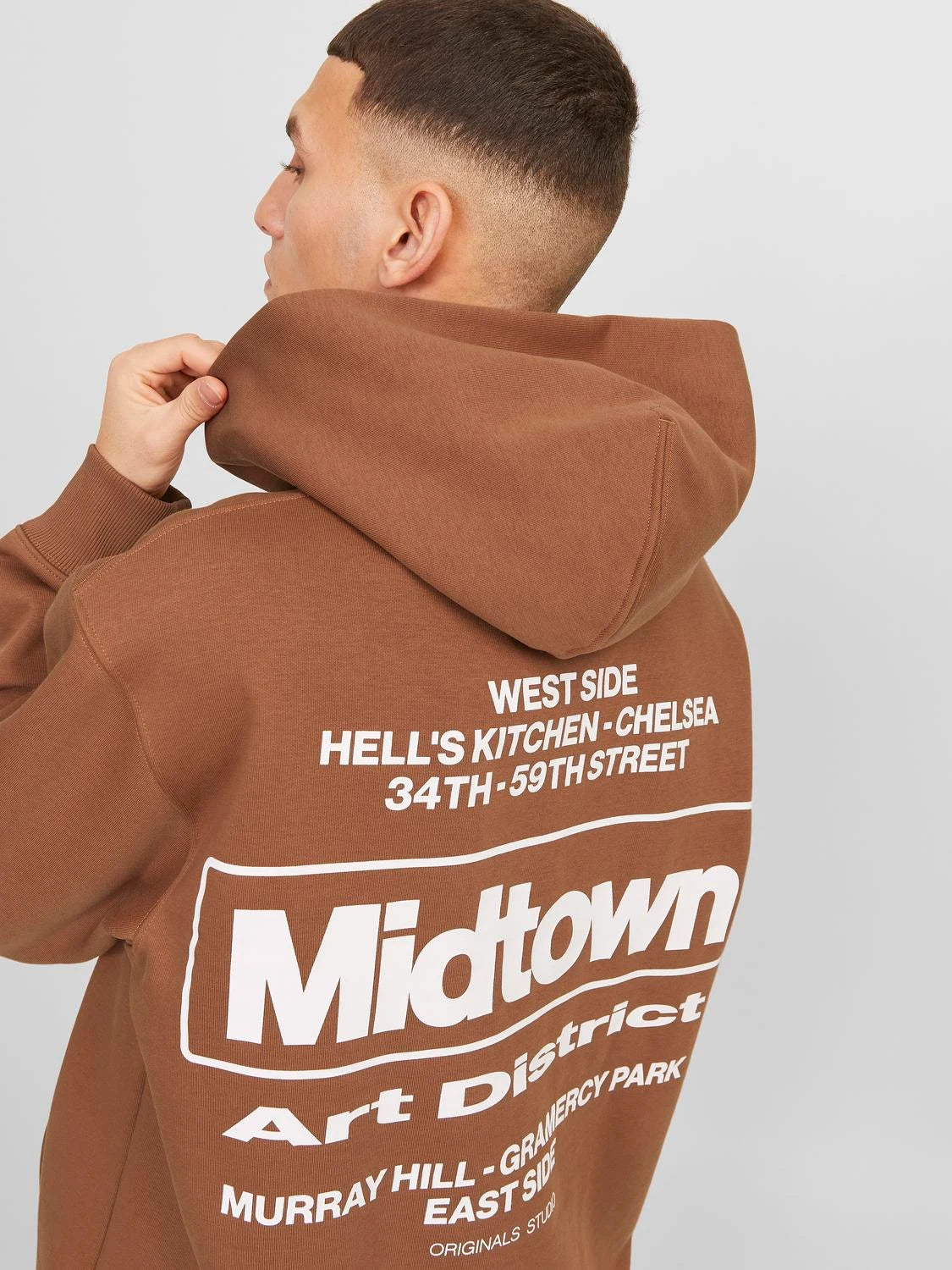 Hoodie Midtown Marron