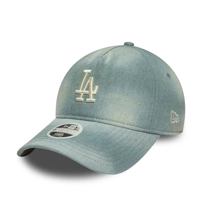 Casquette 9Twenty Los Angeles Dodgers Jean Washed Femme Bleu