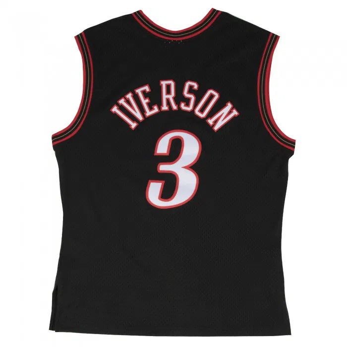 Maillot NBA Allen Iverson Philadelphie Sixers 00-01 Noir