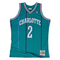Maillot NBA Larry Johnson Charlotte Hornets 92-93 Bleu