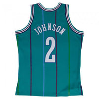Maillot NBA Larry Johnson Charlotte Hornets 92-93 Bleu
