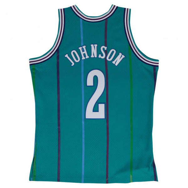 Maillot NBA Larry Johnson Charlotte Hornets 92-93 Bleu