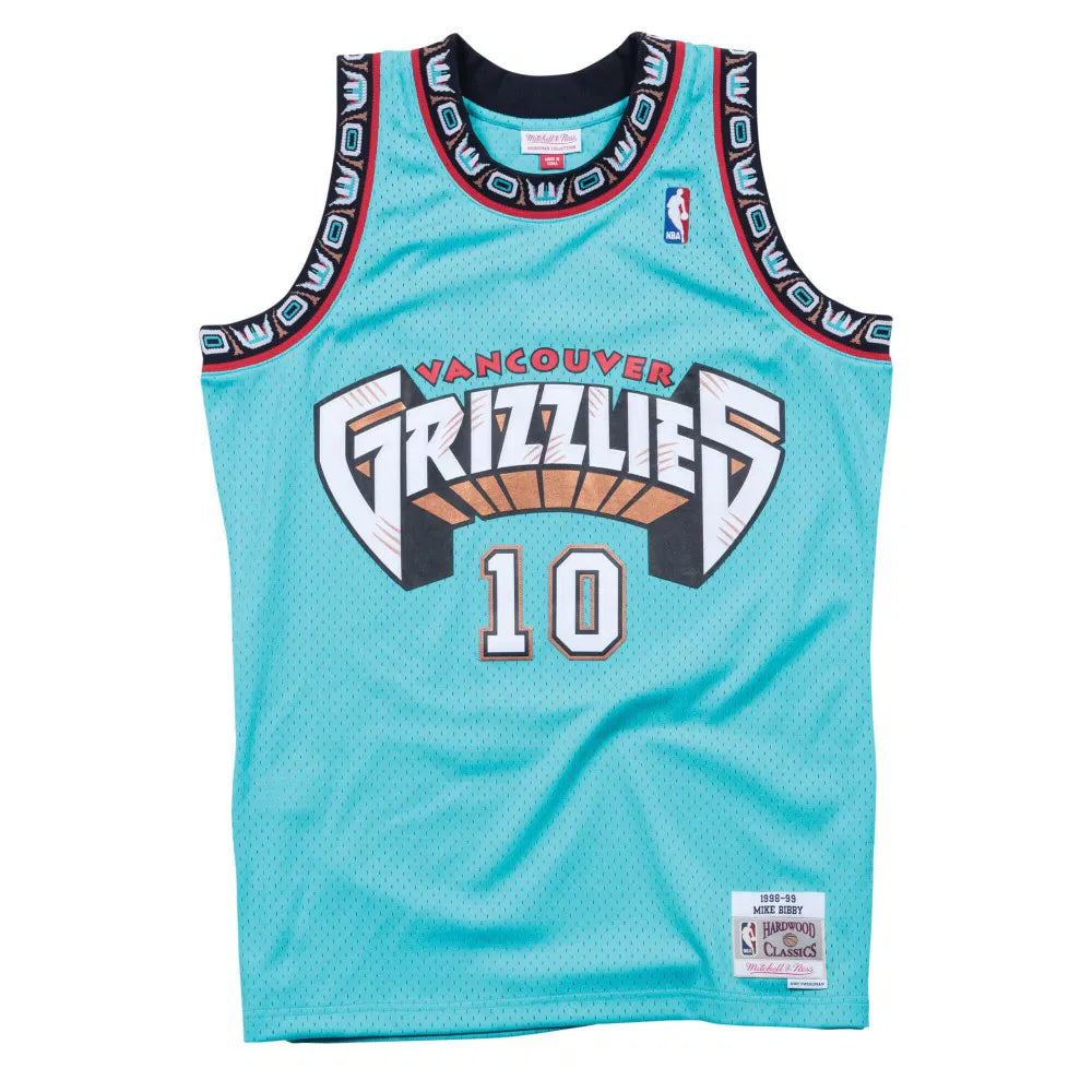 Maillot NBA Mike Bibby Vancouver Grizzlies 98-99 Vert