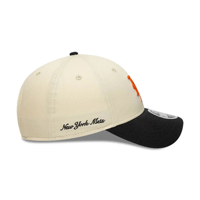 Casquette 9Forty New York Mets Beige/Noir