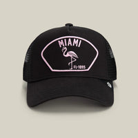 Casquette Trucker Miami Noir