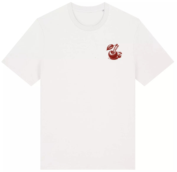 T-shirt Cerise Blanc