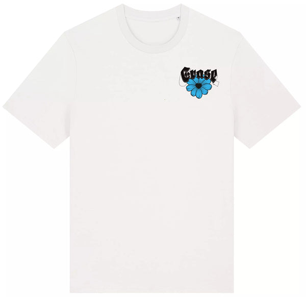 T-shirt Flower Blanc