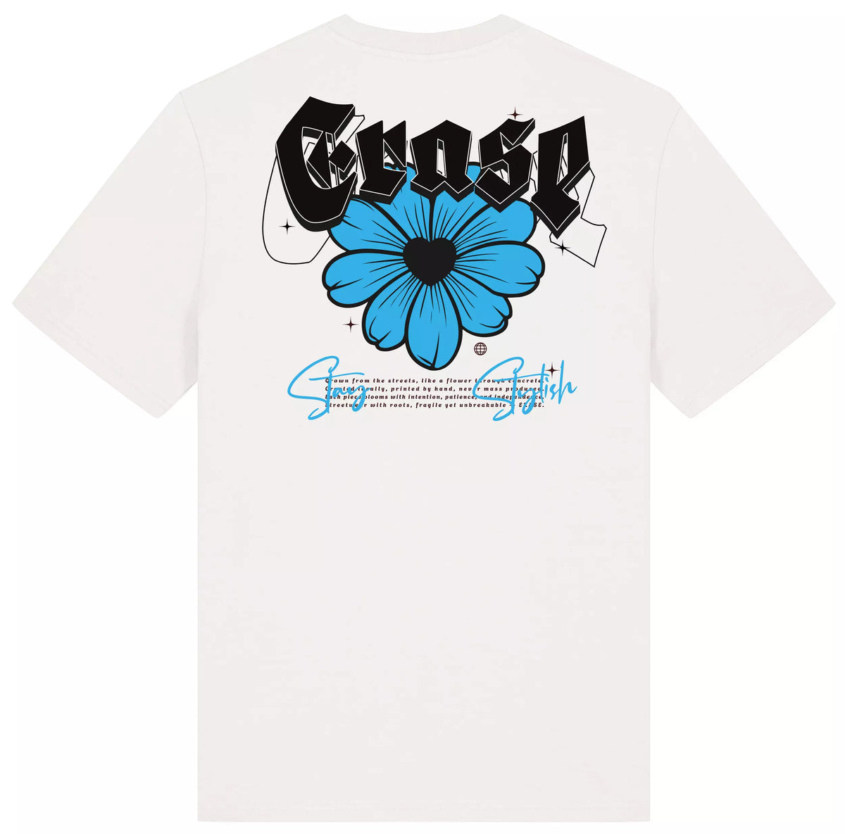 T-shirt Flower Blanc