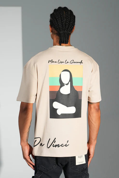 T-shirt Mona Lisa Beige