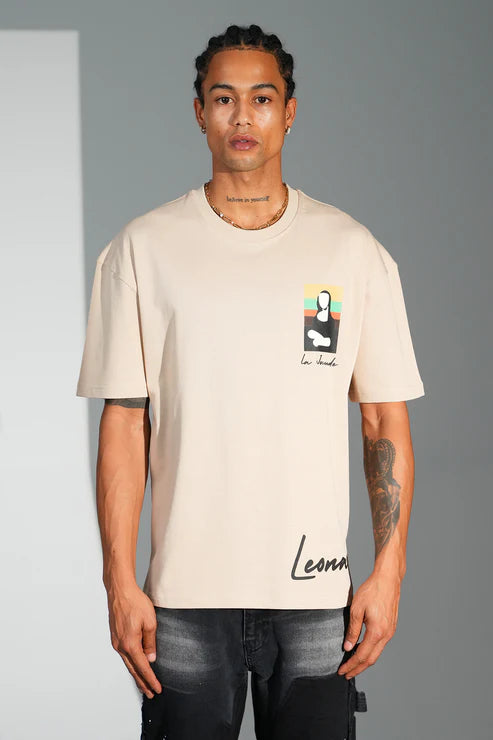 T-shirt Mona Lisa Beige