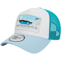 Casquette Trucker Mykonos Bleu