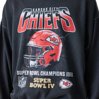 Sweat-shirt Kansas Chiefs Washed Noir