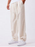Pantalon Loose Beige