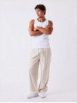 Pantalon Loose Beige