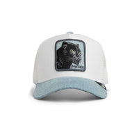 Casquette Trucker Panther Denim Bleu